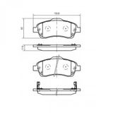 Колодки тормозные AKOK G1266TF