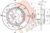Диск тормозной MAZDA GF3Y26251A