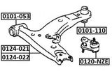 Сайлентблок TOYOTA 4865412090