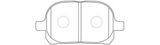 Колодки тормозные NISSHINBO PF1401 LEXUS RX300 (AKE) 01-03, TOYOTA CAMRY(V20) (15) 96-99/99-01