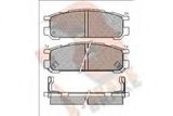 Колодки тормозные SUBARU 26296AA062