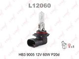 Лампа накаливания HB3 12V (60W) LYNXAUTO L12060