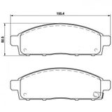 Колодки тормозные AKOK G1625MF MMC L200 06- / PAJERO SPORT 98-09 / NISSAN NV200 10-