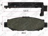 Колодки тормозные SAT ST0446630140 TOYOTA MARK2 4WD 96-