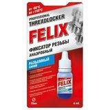 Клей фиксатор резьбы FELIX синий, анаэробный, разъемный (6мл)