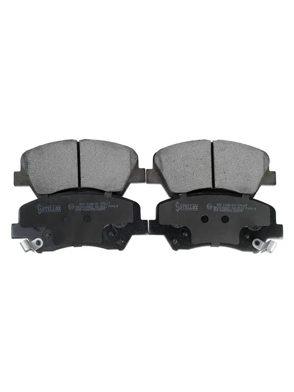 Колодки дисковые передние с антискрип. пластинами\ hyundai elantra all 11> stellox 000 016b-sx