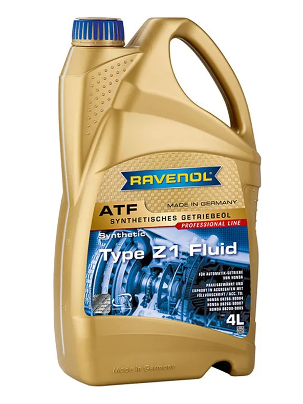 Масло трансмиссионное atf type z1 4л (синтетика) ravenol 1211109004