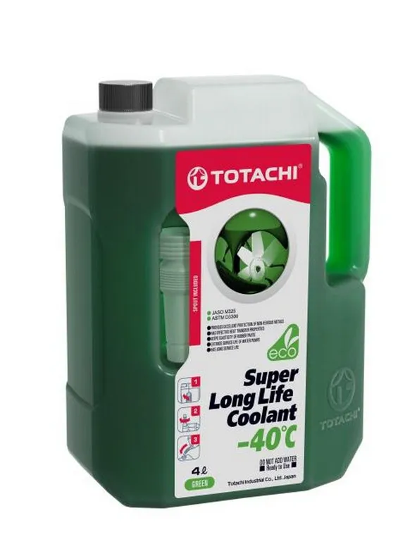 Totachi super long life coolant green -40c (4l) антифриз готовый зеленый\ 41604 totachi