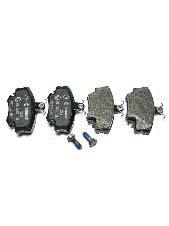 Колодки пер. logan sandero без абс renault 7701209639