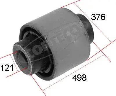 Сайлентблок audi: a1 10-, a3 03-, q3 11-, skoda: octavia 04-, superb 08-15, yeti 09-, vw: golf 03-, corteco 80005462