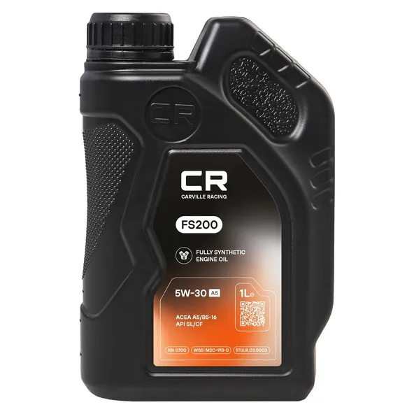 Масло моторное синтетическое fs200 5w30 sl cf, a5 b5 1л carville racing l1d00108