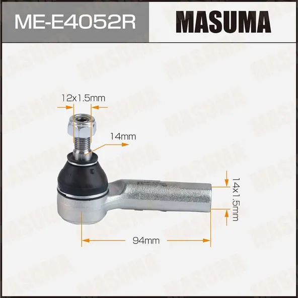 Наконечник рулевой volkswagen polo 10- rh masuma me-e4052r