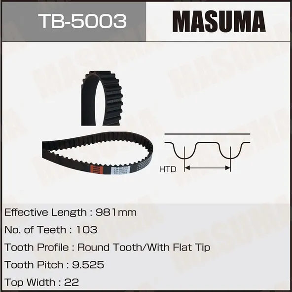 Ремень грм d14z6 masuma tb5003