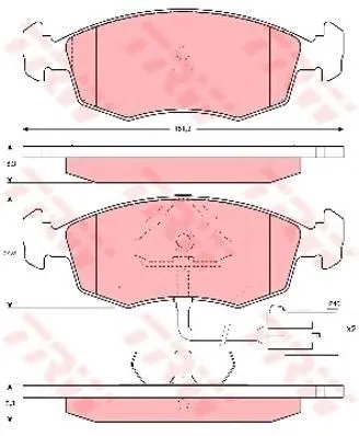 Колодки тормозные SK Autotechnik SKFO17202