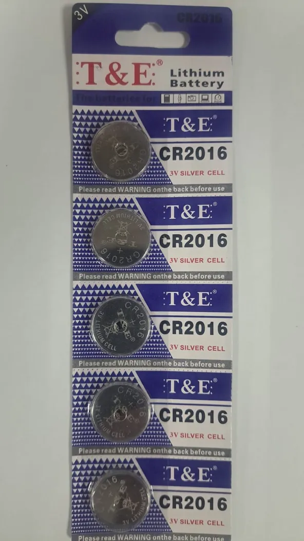 Батарейка T&E CR2016