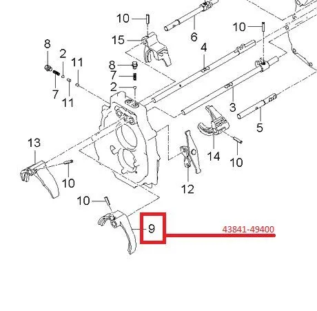 Вилка КПП HYUNDAI/KIA 4384149400 KIA SORENTO