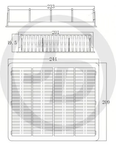 Фильтр воздушный JUST DRIVE JDA173V