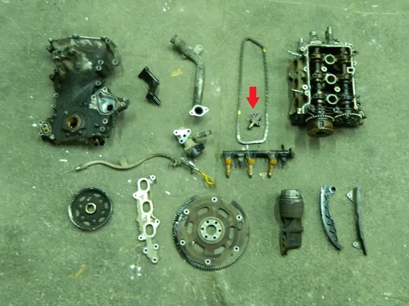 Натяжитель цепи TOYOTA 1KRFE (Б/У)