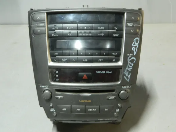 Магнитола LEXUS IS250 GSE20 (Контрактный) 81540379