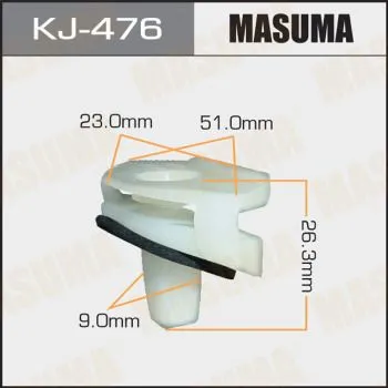 Клипса MASUMA KJ476 TOYOTA 9090467012