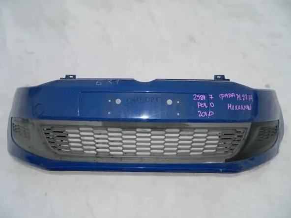 Бампер передний VOLKSWAGEN Polo 6R1 CBZC Синий (Контрактный)