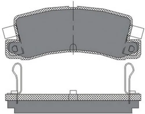 Колодки тормозные FUJIX F221WJ