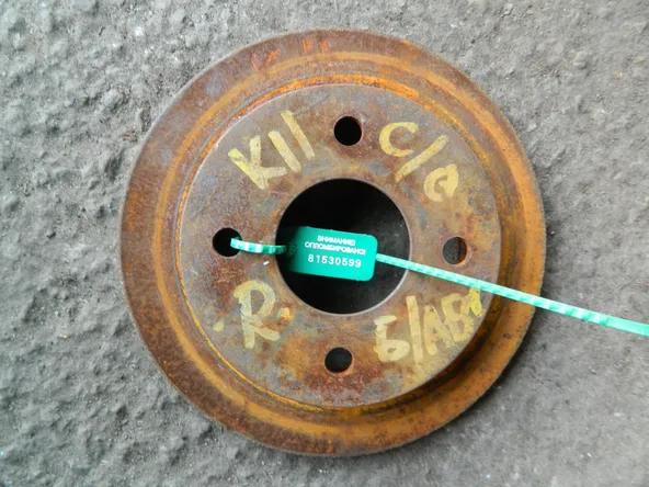 Диск тормозной NISSAN MARCH K11 Перед (Контрактный) 81530599