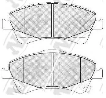 Колодки тормозные NIBK PN1837 TOYOTA VERSO