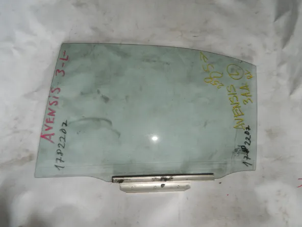 Стекло двери TOYOTA AVENSIS 250 Задн. Лев (Контрактный) 1782207