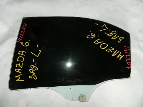 Стекло двери MAZDA 6 Задн. Лев (Контрактный) 1412207