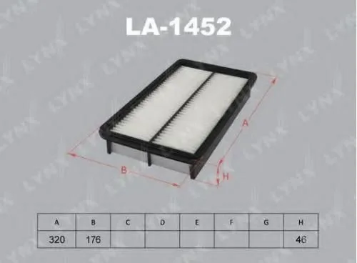 Фильтр воздушный LYNX LA1452