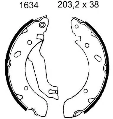 Колодки тормозные HYUNDAI 5830528A70
