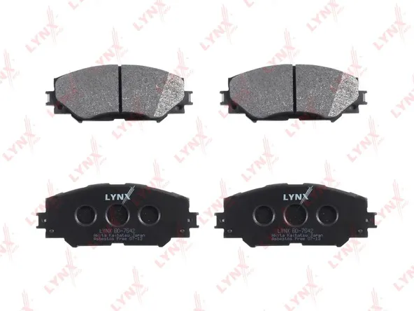Колодки тормозные LYNXAUTO BD7542 TOYOTA COROLLA 2002-2007, TOYOTA RAV4 2005