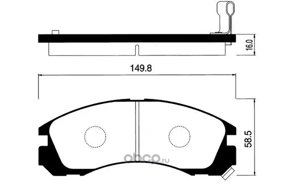 Колодки тормозные AVANTECH AV949