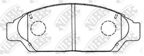 Колодки тормозные ACUTE AN354K