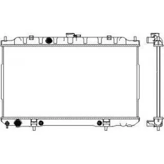 Радиатор охлаждения AP DT07100500000 NISSAN ALMERA CLASSIC B10 2006-2012
