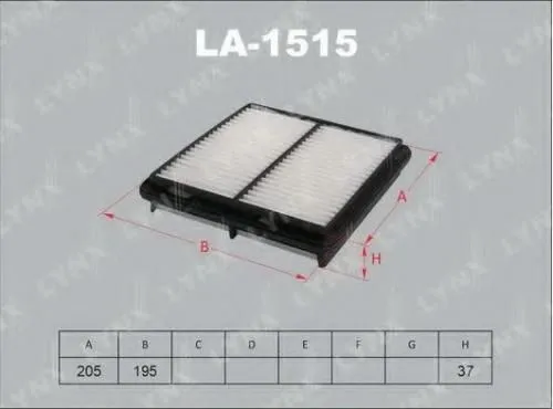 Фильтр воздушный LYNX LA1515