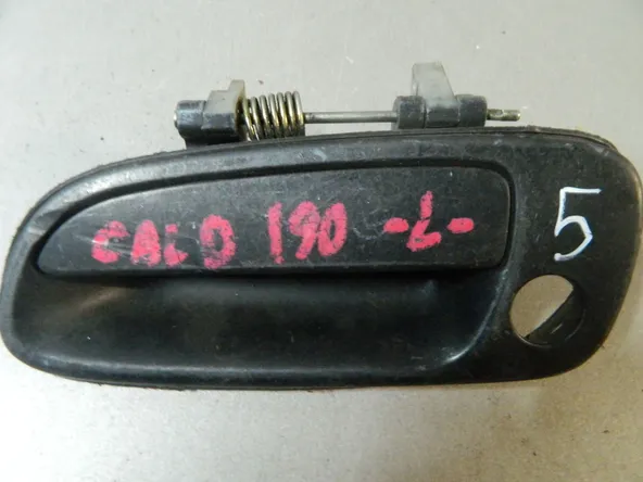 Ручка двери наружная TOYOTA CALDINA AT190 Перед Лев (Контрактный) 81528580