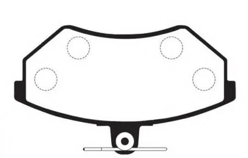 Колодки тормозные ALLIED NIPPON ADB0106 VOLKSWAGEN GOLF II, III 86-99