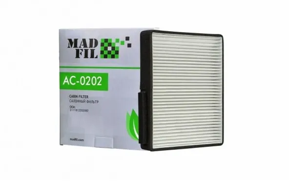 Фильтр салонный MADFIL AC0202 LADA PRIORA 2008-
