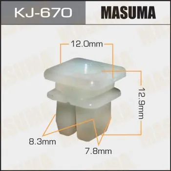 Клипса MASUMA KJ670 NISSAN 8087470T00