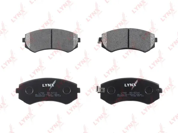Колодки тормозные LYNXAUTO BD5710 NISSAN ALMERA 1995-2000, NISSAN PATROL 1994-2007, NISSAN PULSAR (