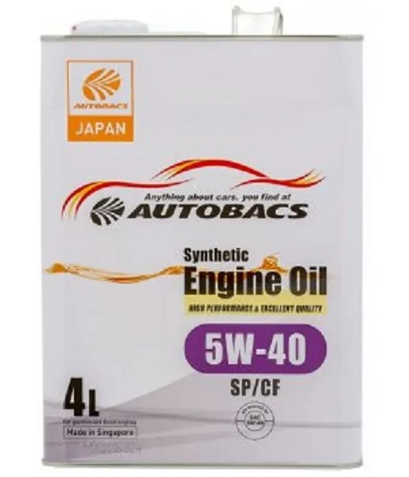Масло моторное AUTOBACS SYNTHETIC 5W40 SP/CF (4л)