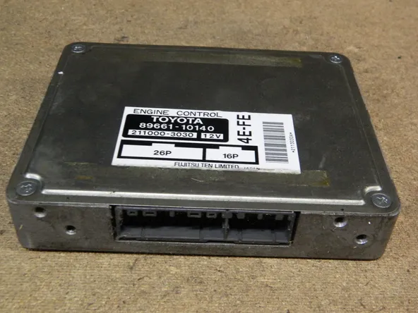 Блок управления ДВС TOYOTA STARLET 4EFE (Контрактный) 9774 8966110140