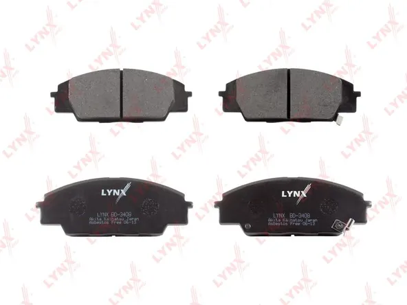 Колодки тормозные LYNXAUTO BD3408 HONDA CIVIC 2000-2012, HONDA CIVIC COUPE 2001-2005, HONDA CIVIC хэ