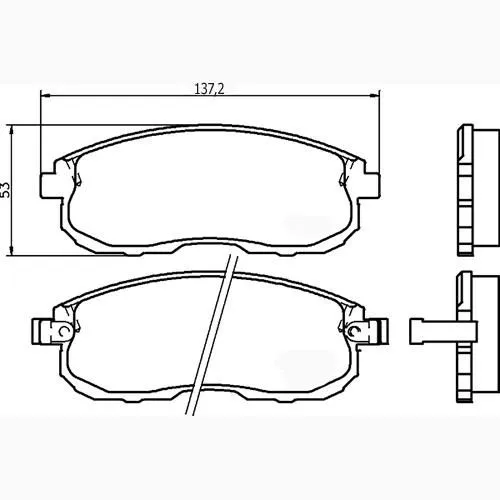 Колодки тормозные GBS GC01120DM