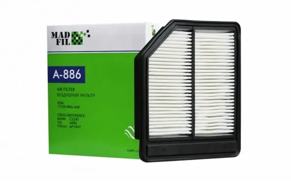 Фильтр воздушный MADFIL A886 HONDA CIVIC 2005-