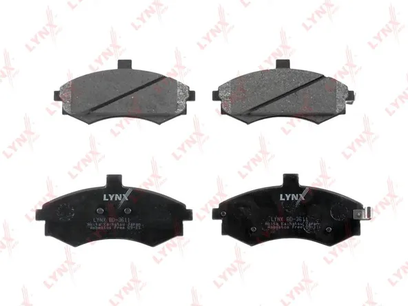Колодки тормозные LYNXAUTO BD3611 HYUNDAI ELANTRA 1995-2011, HYUNDAI GETZ 2002-2011, HYUNDAI i20 08-