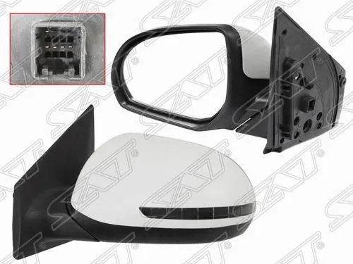 Зеркало SAT STKA47940A2 Лев. KIA RIO 2010-2017 поворот, 5 контактов