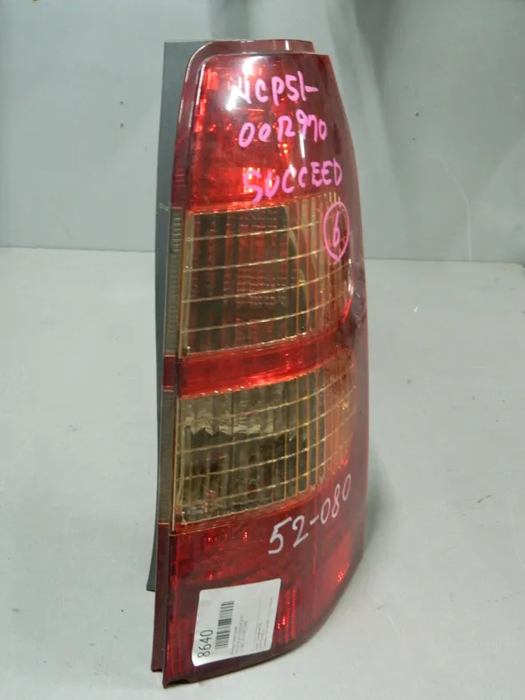 Фонарь TOYOTA SUCCEED NCP58G Задн Прав 52080 (Контрактный) 64492645